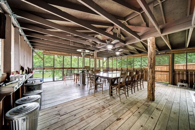 554 Hickman Shores Rd, Dover, TN 37058 - view of wooden terrace