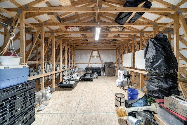 554 Hickman Shores Rd, Dover, TN 37058 - view of unfinished attic