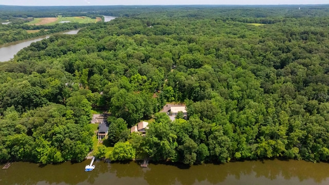 554 Hickman Shores Rd, Dover, TN 37058 - aerial view of a heavily wooded area and a large body of water