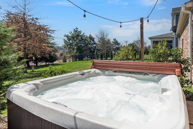 318 Finnhorse Ln, Franklin, TN 37064 - view of yard featuring a hot tub