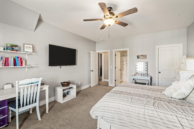 318 Finnhorse Ln, Franklin, TN 37064 - bedroom with carpet and ceiling fan