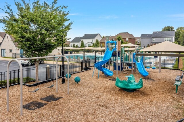 318 Finnhorse Ln, Franklin, TN 37064 - communal playground featuring a residential view