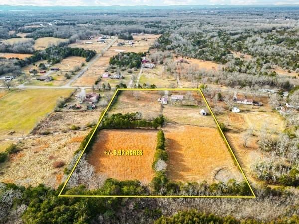 1077 Weeks Rd, Murfreesboro, TN 37127 - view of rural area with property parcel outlined