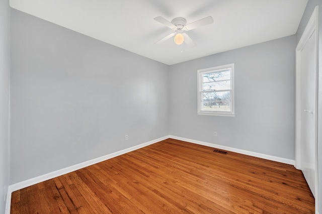 1077 Weeks Rd, Murfreesboro, TN 37127 - unfurnished room featuring ceiling fan and wood finished floors