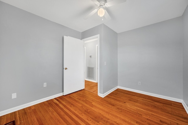 1077 Weeks Rd, Murfreesboro, TN 37127 - unfurnished room featuring ceiling fan and light wood-style floors