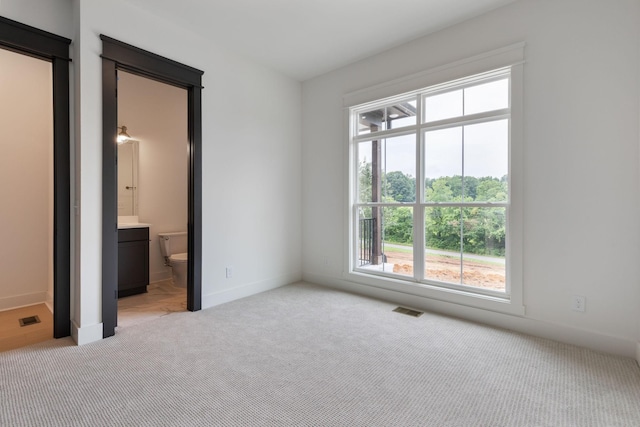 7312 Walker Rd, Fairview, TN 37062 - unfurnished bedroom featuring light carpet and ensuite bath