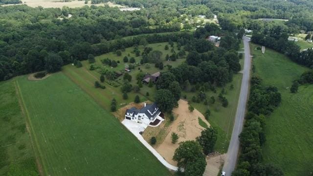 7312 Walker Rd, Fairview, TN 37062 - aerial overview of property's location with rural landscape