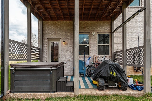 2044 Albatross Way, Gallatin, TN 37066 - view of patio with a hot tub