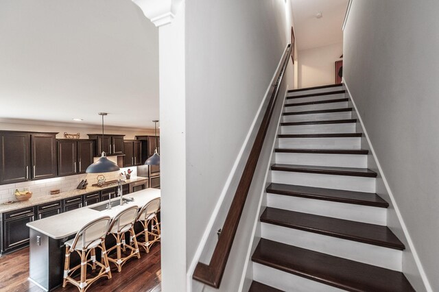 2044 Albatross Way, Gallatin, TN 37066 - stairs featuring wood finished floors