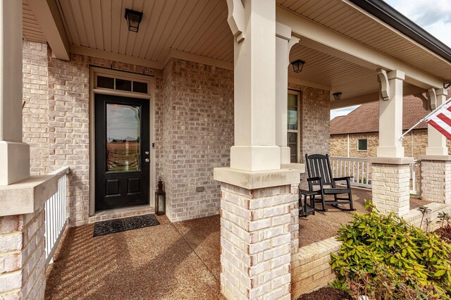 2044 Albatross Way, Gallatin, TN 37066 - entrance to property featuring covered porch and brick siding