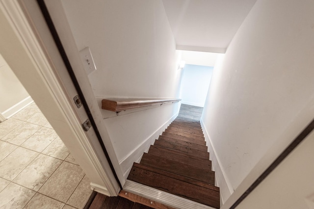 2044 Albatross Way, Gallatin, TN 37066 - stairs featuring tile patterned floors and baseboards