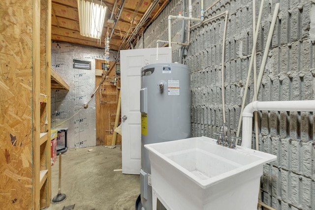 1010 Scott Rd, Bethpage, TN 37022 - utilities with electric water heater and a sink