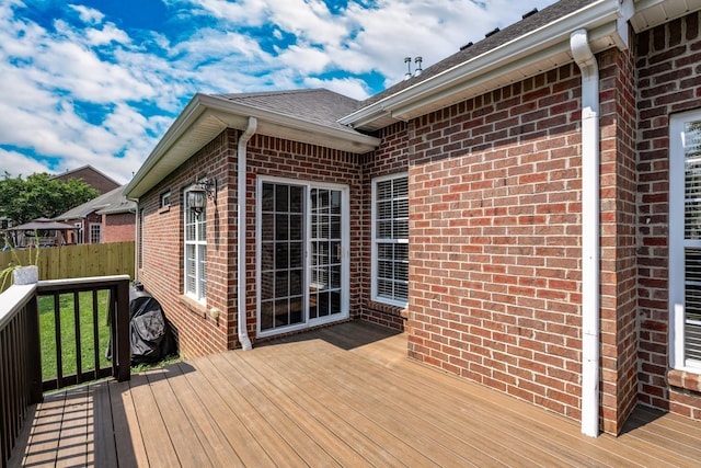 3134 Friars Bridge Pass, Franklin, TN 37064 - view of wooden terrace