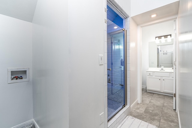 3134 Friars Bridge Pass, Franklin, TN 37064 - full bath with vanity and a shower stall