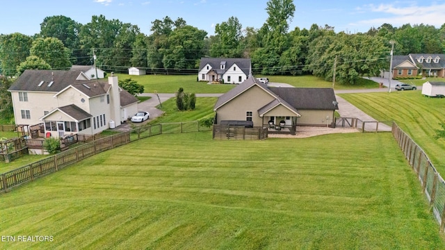 8012 Campbells Point Rd, Corryton, TN 37721 - rear view of property featuring a fenced backyard