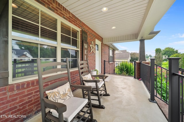 8012 Campbells Point Rd, Corryton, TN 37721 - view of covered porch