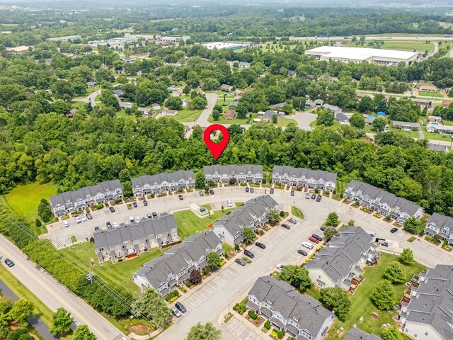 286 Killian Way, Mount Juliet, TN 37122 - aerial perspective of suburban area with a tree filled landscape
