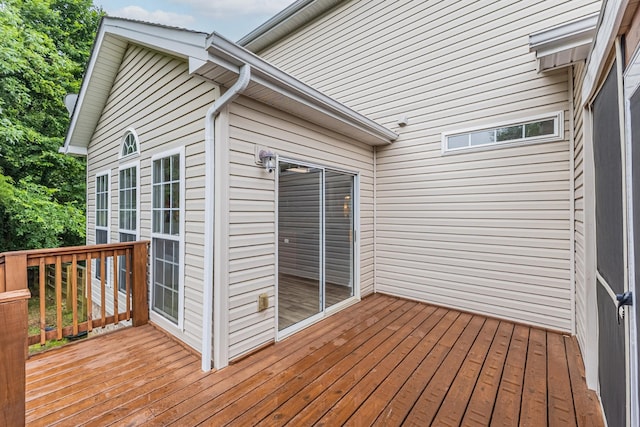 2003 Solomon Ct, Spring Hill, TN 37174 - view of wooden deck
