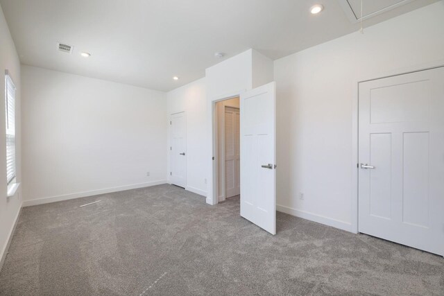 4316 Summercrest Blvd Unit 713, Antioch, TN 37013 - unfurnished bedroom with attic access, carpet, and recessed lighting