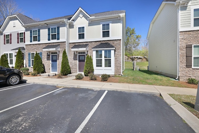 4316 Summercrest Blvd Unit 713, Antioch, TN 37013 - multi unit property featuring board and batten siding, stone siding, uncovered parking, and a front lawn