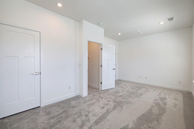 4316 Summercrest Blvd Unit 713, Antioch, TN 37013 - unfurnished bedroom with carpet floors, attic access, and recessed lighting