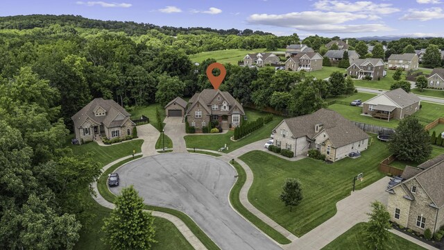 429 Acacia Grove Ln, Lebanon, TN 37087 - aerial view of property's location featuring nearby suburban area and a forest