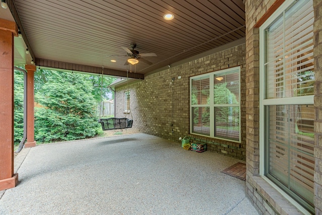 429 Acacia Grove Ln, Lebanon, TN 37087 - view of patio featuring ceiling fan
