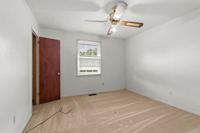 2706 Walnut Ln, Murfreesboro, TN 37129 - carpeted spare room featuring a ceiling fan and baseboards