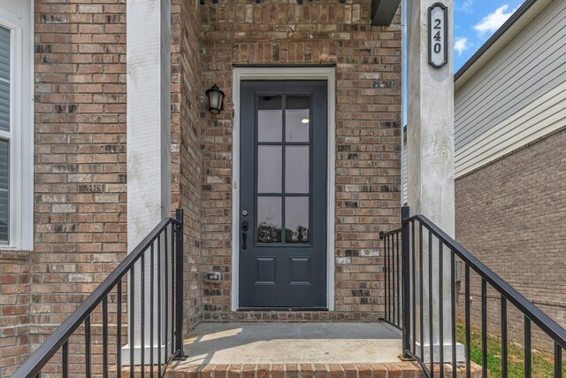 240 Sounder Cir, La Vergne, TN 37086 - view of exterior entry featuring brick siding