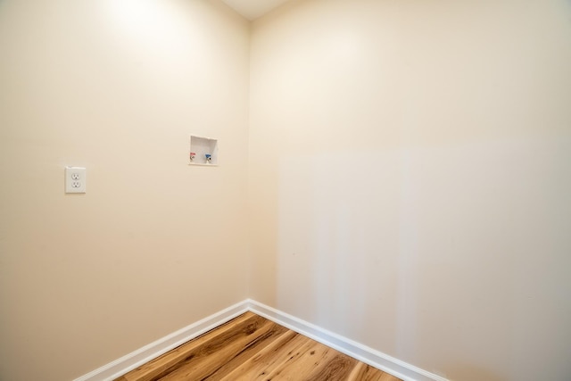 255 Second Creek Rd, Five Points, TN 38457 - laundry area with hookup for a washing machine and light wood-style floors