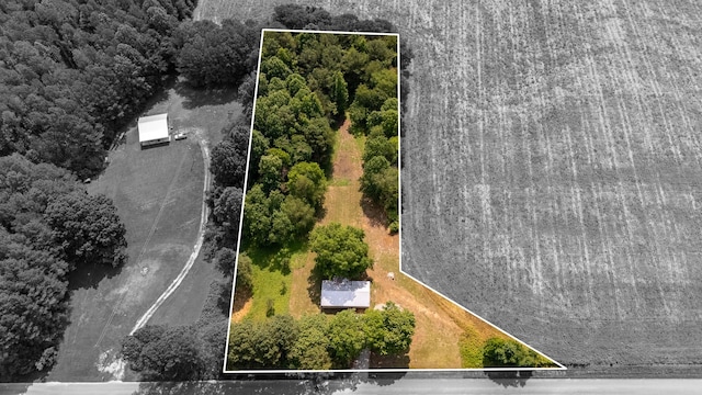 255 Second Creek Rd, Five Points, TN 38457 - aerial view of property's location with property parcel outlined