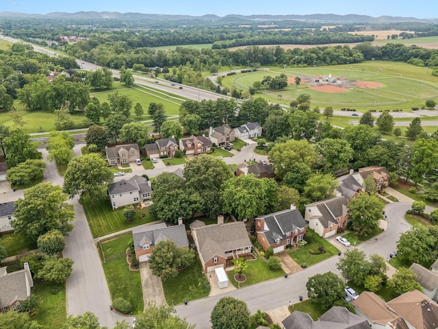721 Shadowlawn Ct, Franklin, TN 37069 - aerial view of residential area with mountains