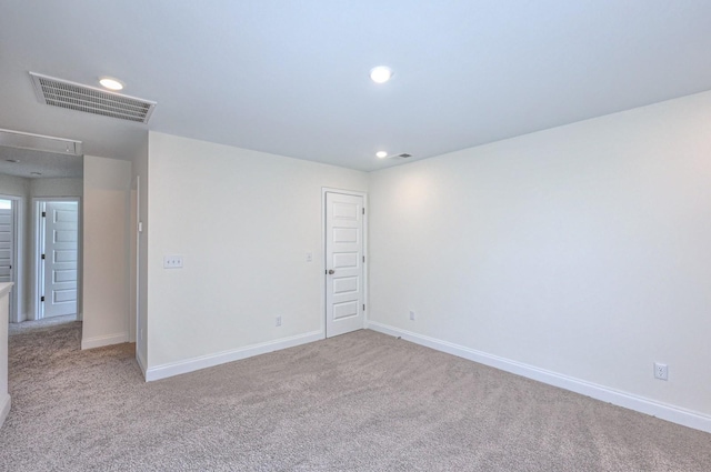 2269 Kai Dr, Murfreesboro, TN 37129 - carpeted spare room with attic access and recessed lighting