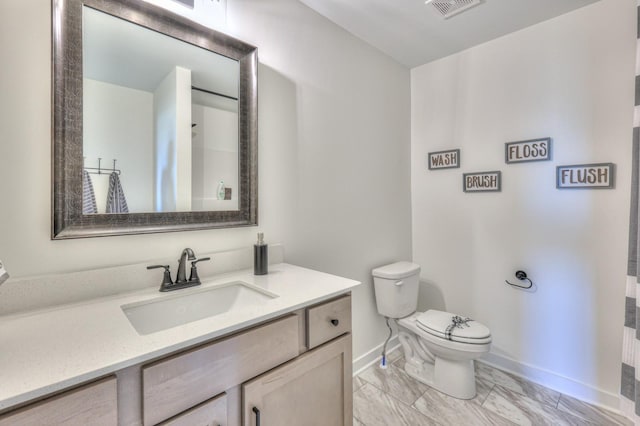 2816 Kai Dr, Murfreesboro, TN 37129 - bathroom featuring vanity and marble finish flooring