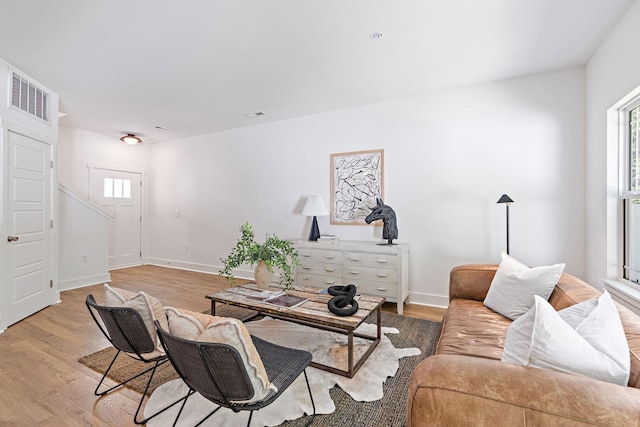 1108 Somerset Springs Dr, Spring Hill, TN 37174 - living area with plenty of natural light and light wood-style floors