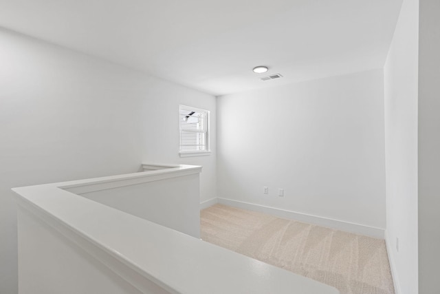 1108 Somerset Springs Dr, Spring Hill, TN 37174 - hall with carpet floors and an upstairs landing