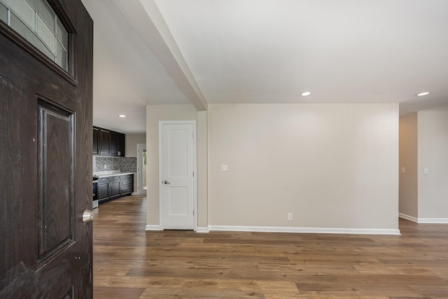 517 Danley Ct, Antioch, TN 37013 - empty room featuring wood finished floors and recessed lighting