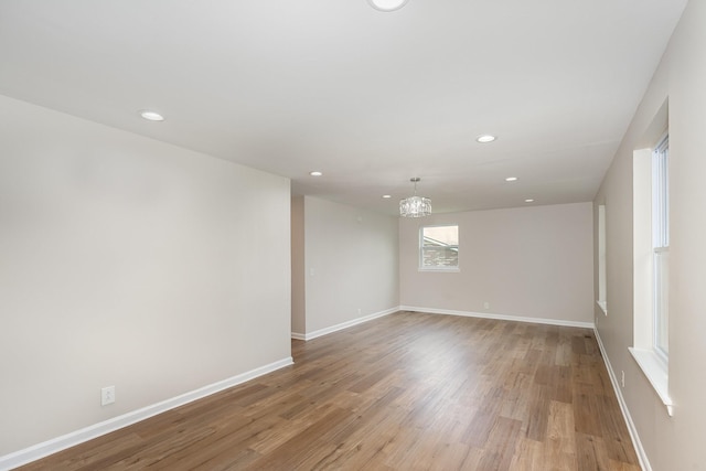517 Danley Ct, Antioch, TN 37013 - unfurnished room with light wood-style floors and recessed lighting