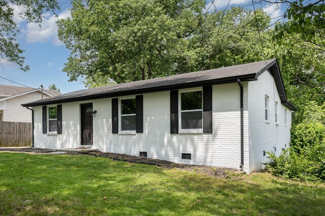 517 Danley Ct, Antioch, TN 37013 - ranch-style home with brick siding, crawl space, and a shingled roof