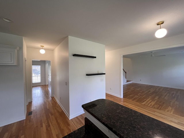 2010 Katach Ct, Spring Hill, TN 37174 - hall with wood finished floors and stairs