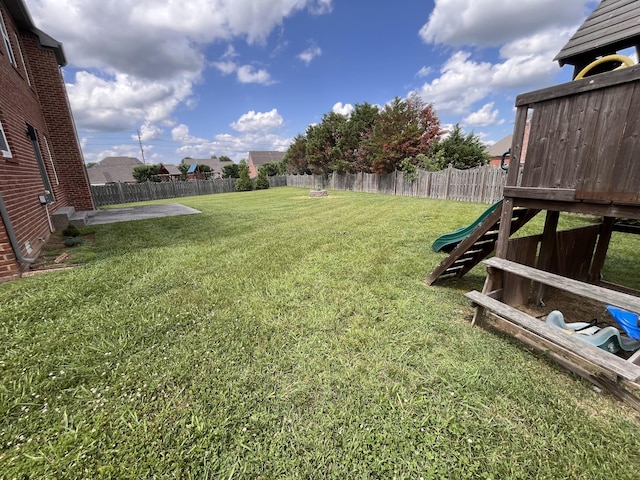2010 Katach Ct, Spring Hill, TN 37174 - fenced backyard featuring a playground