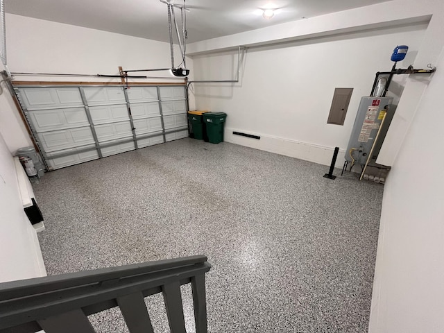 2010 Katach Ct, Spring Hill, TN 37174 - garage with gas water heater, a garage door opener, and electric panel