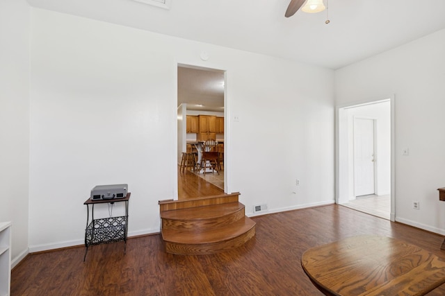 1710 New Highway 7, Columbia, TN 38401 - spare room featuring wood finished floors and ceiling fan