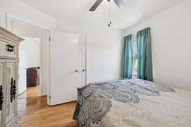 1710 New Highway 7, Columbia, TN 38401 - bedroom with light wood-style floors and a ceiling fan
