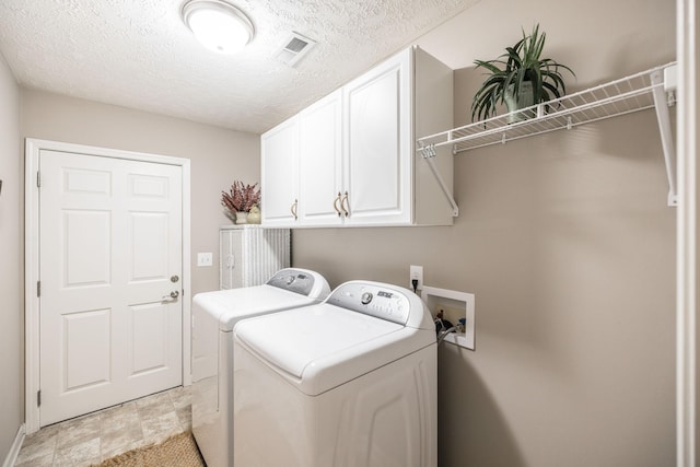 395 Devon Chase Hl Unit 3002, Gallatin, TN 37066 - laundry area with separate washer and dryer, cabinet space, and a textured ceiling