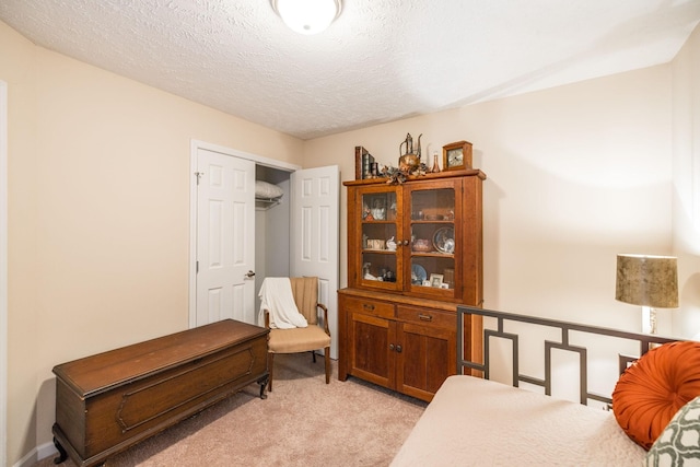 395 Devon Chase Hl Unit 3002, Gallatin, TN 37066 - bedroom with light colored carpet, a closet, and a textured ceiling