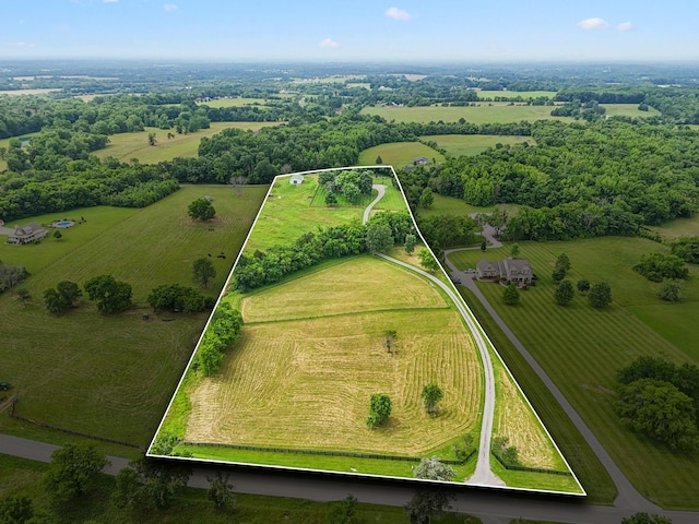 1387 Floyd Rd, Eagleville, TN 37060 - aerial view of sparsely populated area with property boundaries highlighted