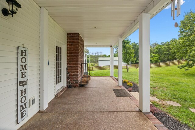 1387 Floyd Rd, Eagleville, TN 37060 - view of patio / terrace