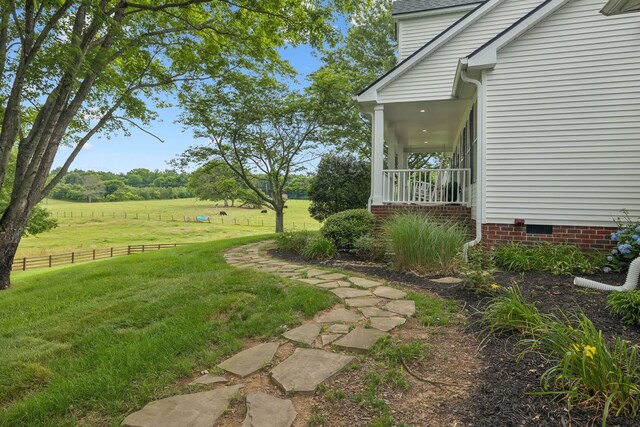 1387 Floyd Rd, Eagleville, TN 37060 - view of yard with a view of countryside