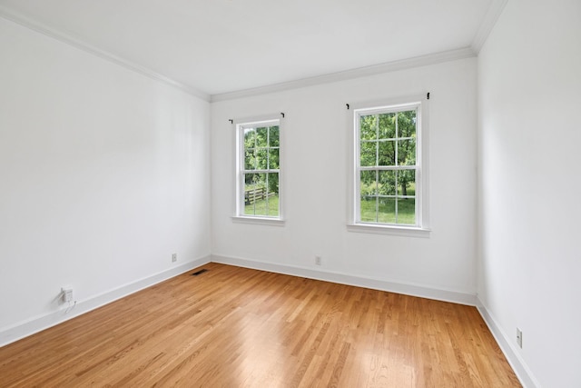 1387 Floyd Rd, Eagleville, TN 37060 - empty room featuring ornamental molding and light wood-style floors